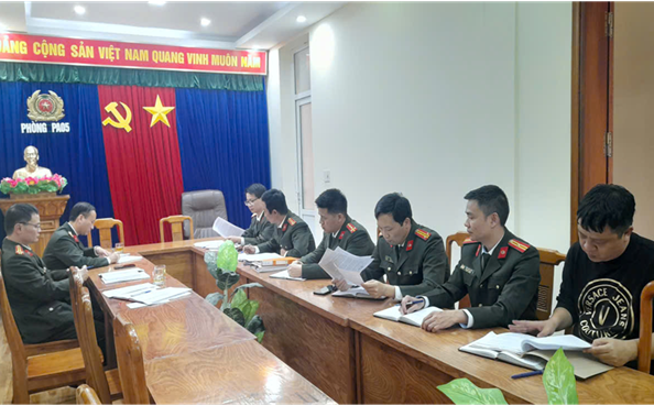 Phòng Tham mưu Công an thành phố thành lập 06 Đoàn kiểm tra công tác triển khai thực hiện nhiệm vụ bảo đảm an ninh, trật tự Đại hội đại biểu toàn quốc lần thứ XIV của Đảng